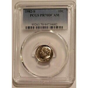 1982 S Roosevelt Dime Proof PR70 DCAM PCGS